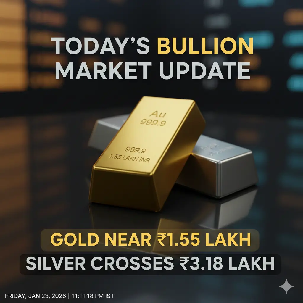સોનું ₹1.55 લાખની નજીક, ચાંદીમાં જોરદાર ઉછાળો: કિંમતી ધાતુઓએ બનાવ્યા નવા રેકોર્ડ