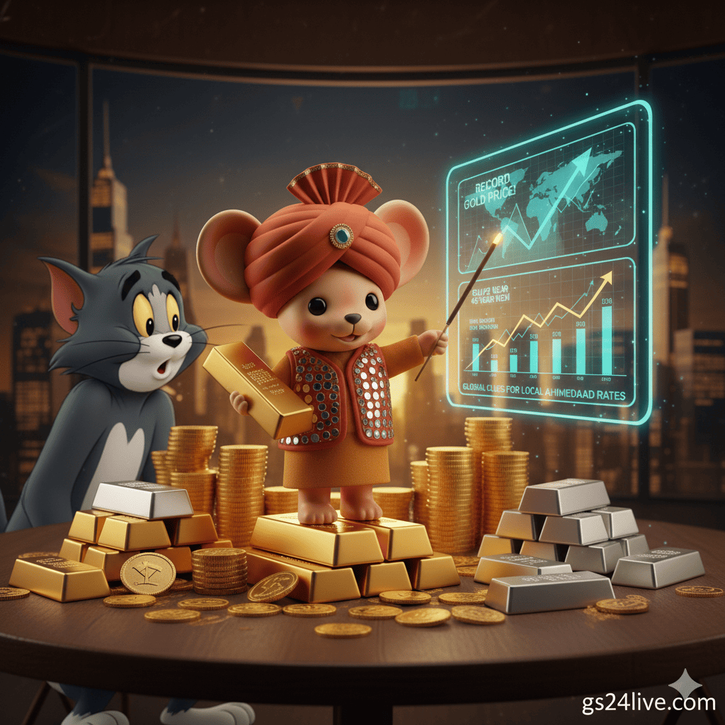 Record Gold Price & Silver Near 45-Year High: Global Clues for Local Ahmedabad Rates