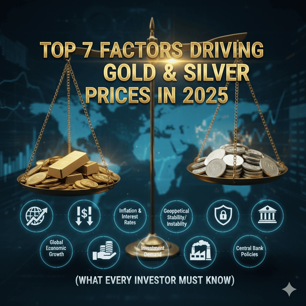 Gold silver price drivers 2025